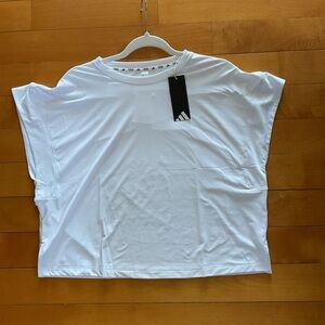 Women’s White Adidas Shirt Size M NWT